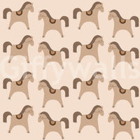 Gentle abstract mural in muted colors

