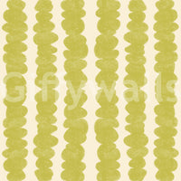 Vibrant, textured Chartreuse Pebble Rows wallpaper

