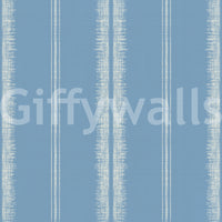 French blue boho stripes bringing depth and serenity to your space

