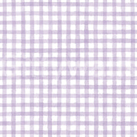Violet check wallpaper with rustic texture
