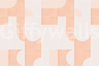 Retro-inspired tiles in geometric patterns for dynamic decor

