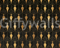 Art Deco-inspired wallpaper mural adding glamour to interiors

