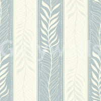 Elegant green foliage wallpaper with vertical design for interiors

