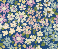 Dynamic and flowing flower and leaf shapes.

