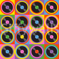 Provides a lively and artistic backdrop.
