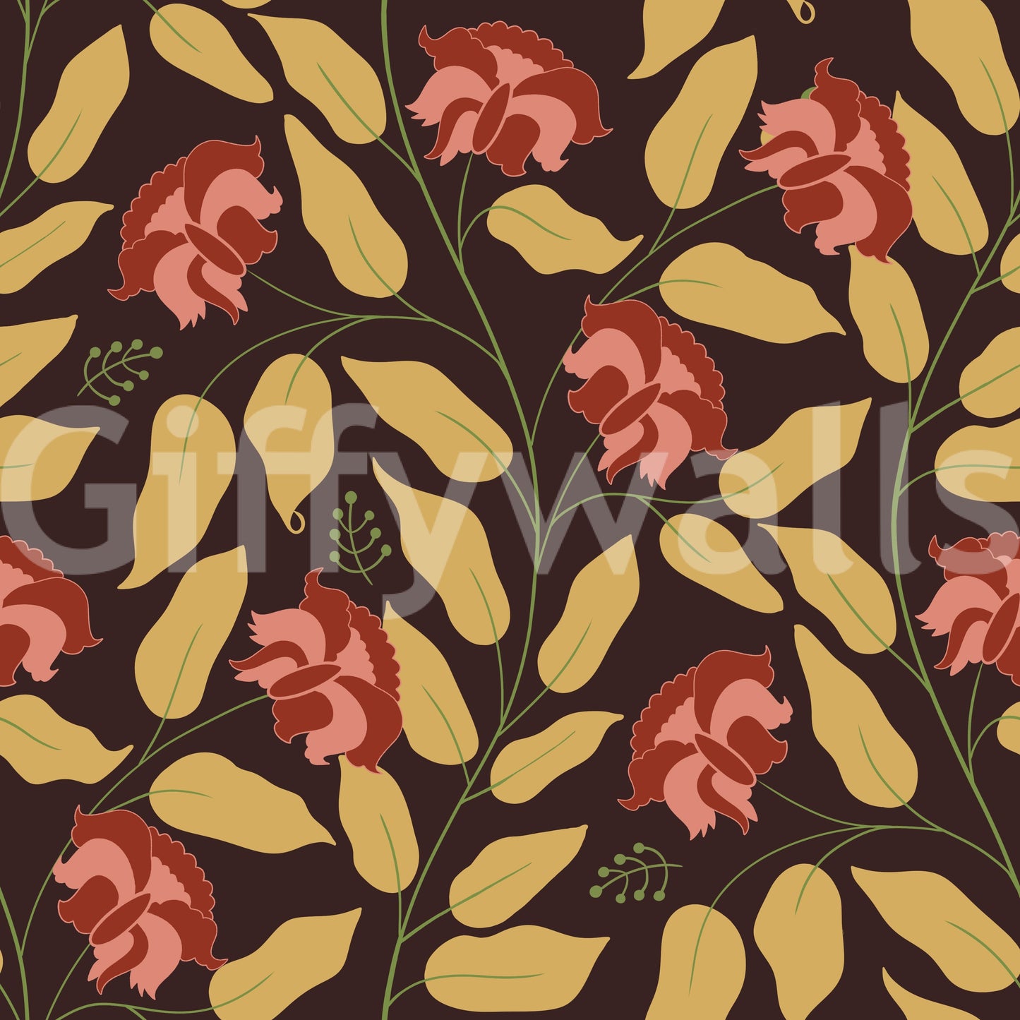 Provides a soothing and artistic backdrop.
