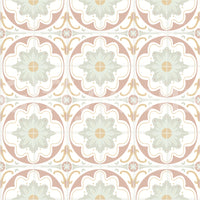 beautiful handmade tile look wallpaper

