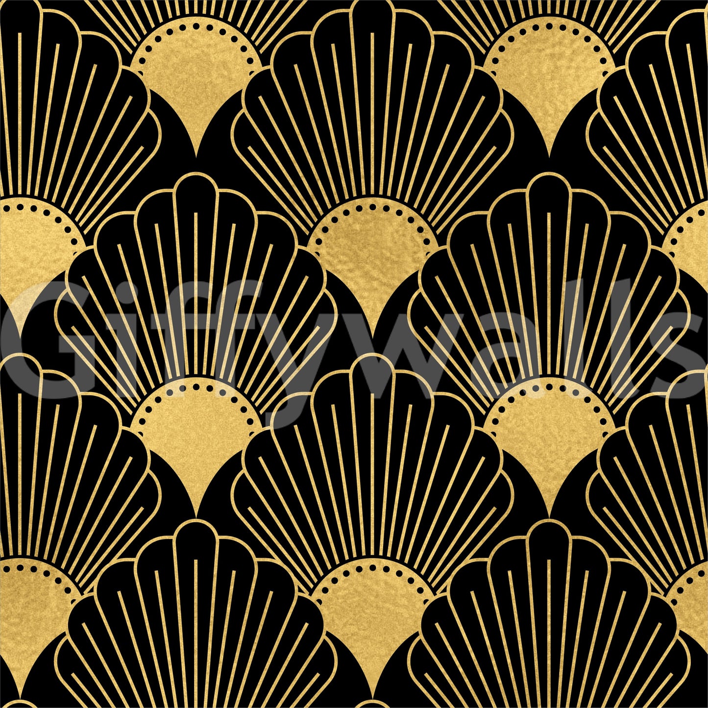 wallpaper with a vintage glam feel