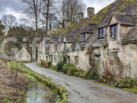 The Bibury Bliss mural gives the space a timeless and classic feel.

