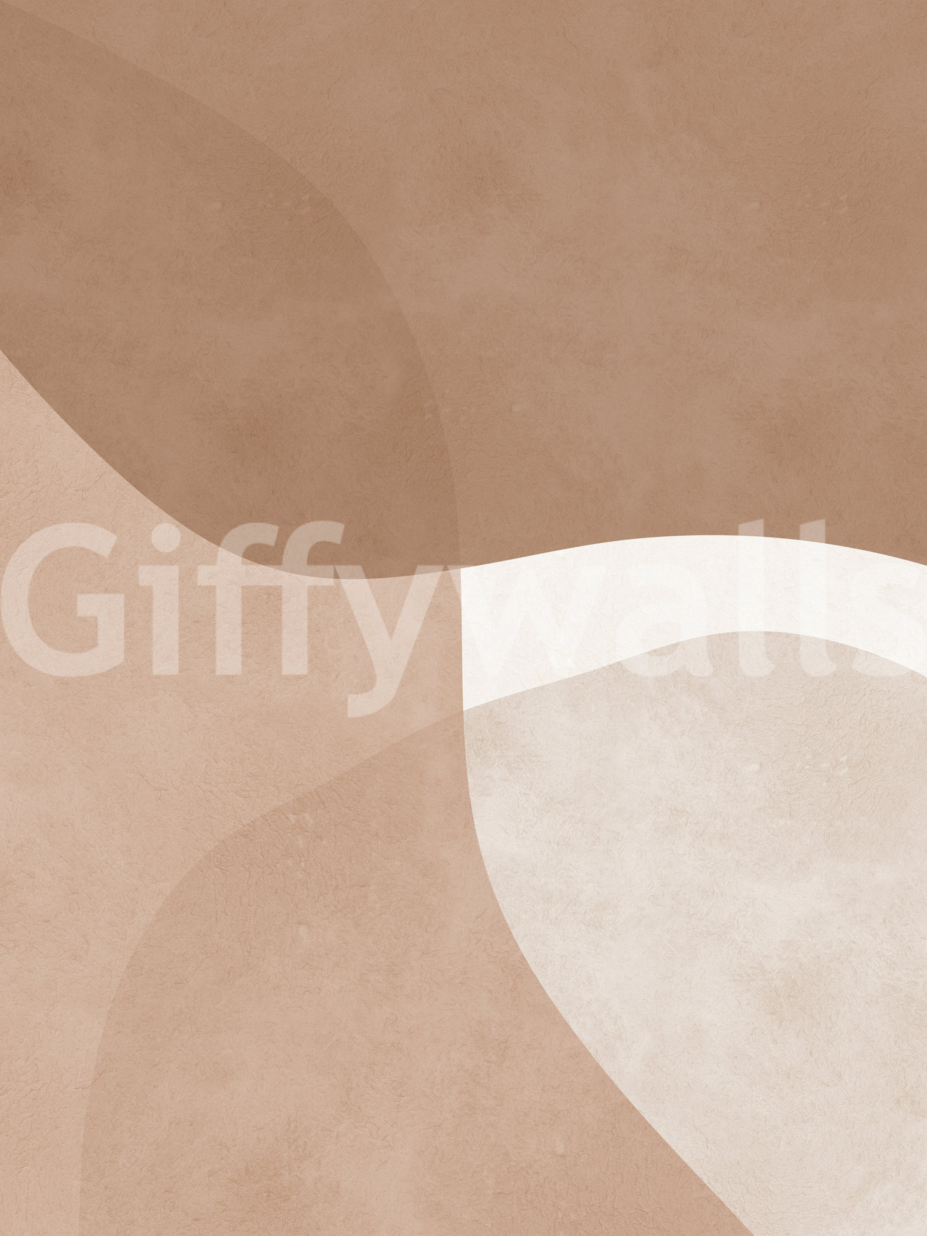 Curve Terracotta Wall Mural