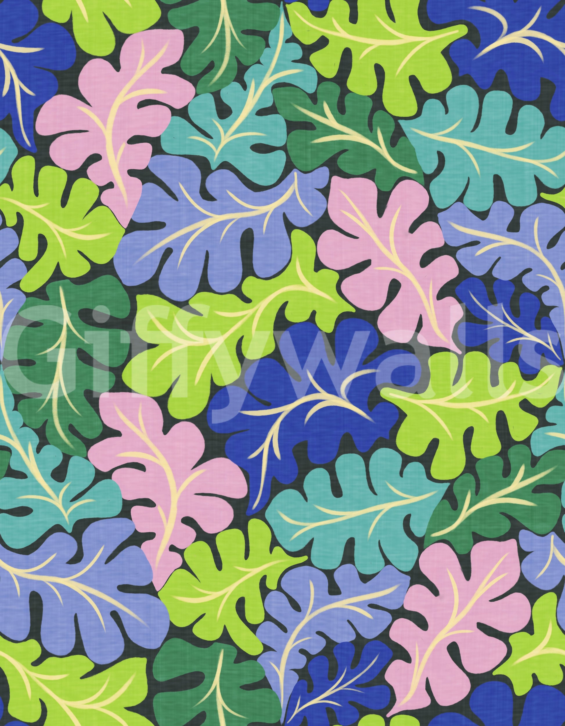 The design is non-realistic and interpretive.

