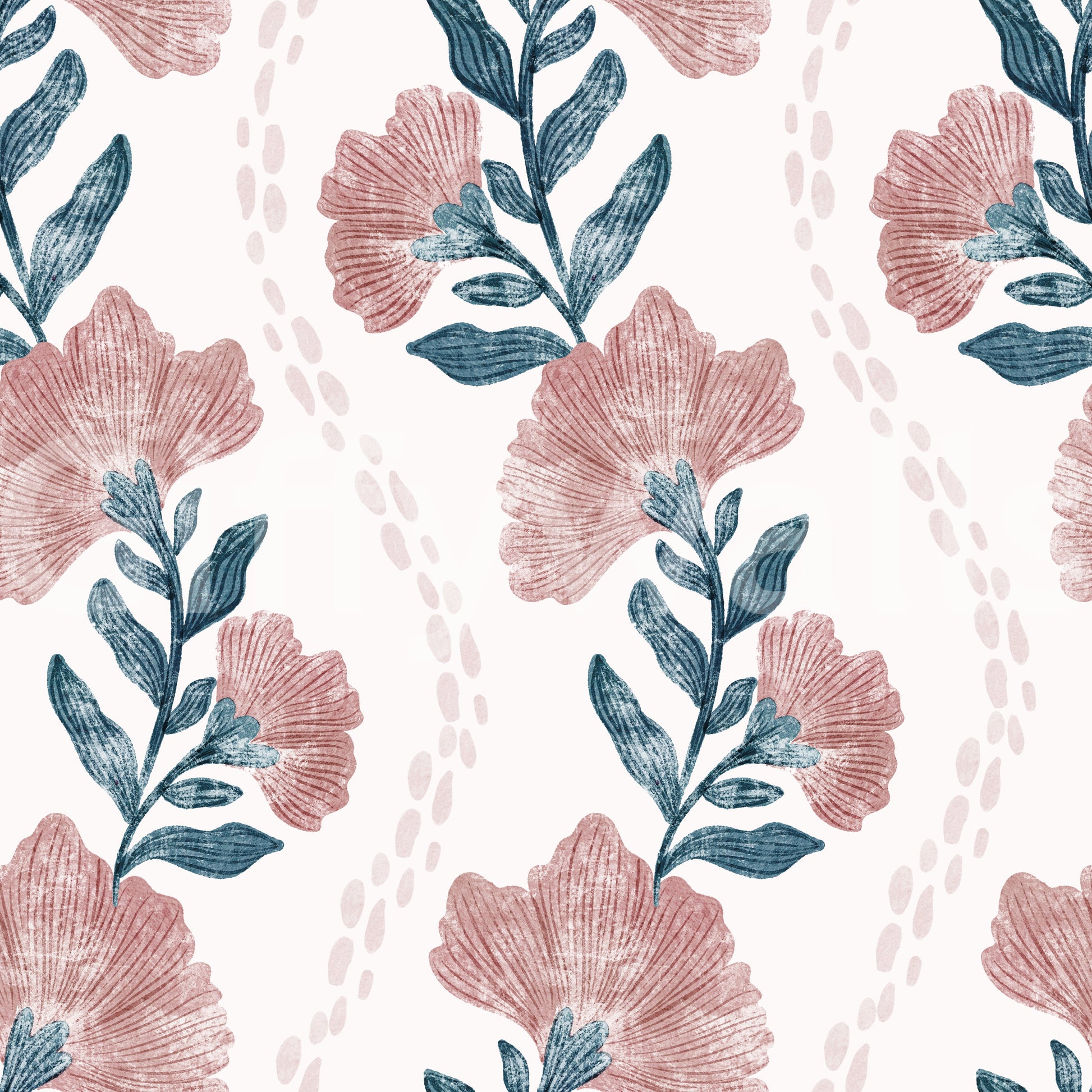 The design is non-realistic and interpretive.

