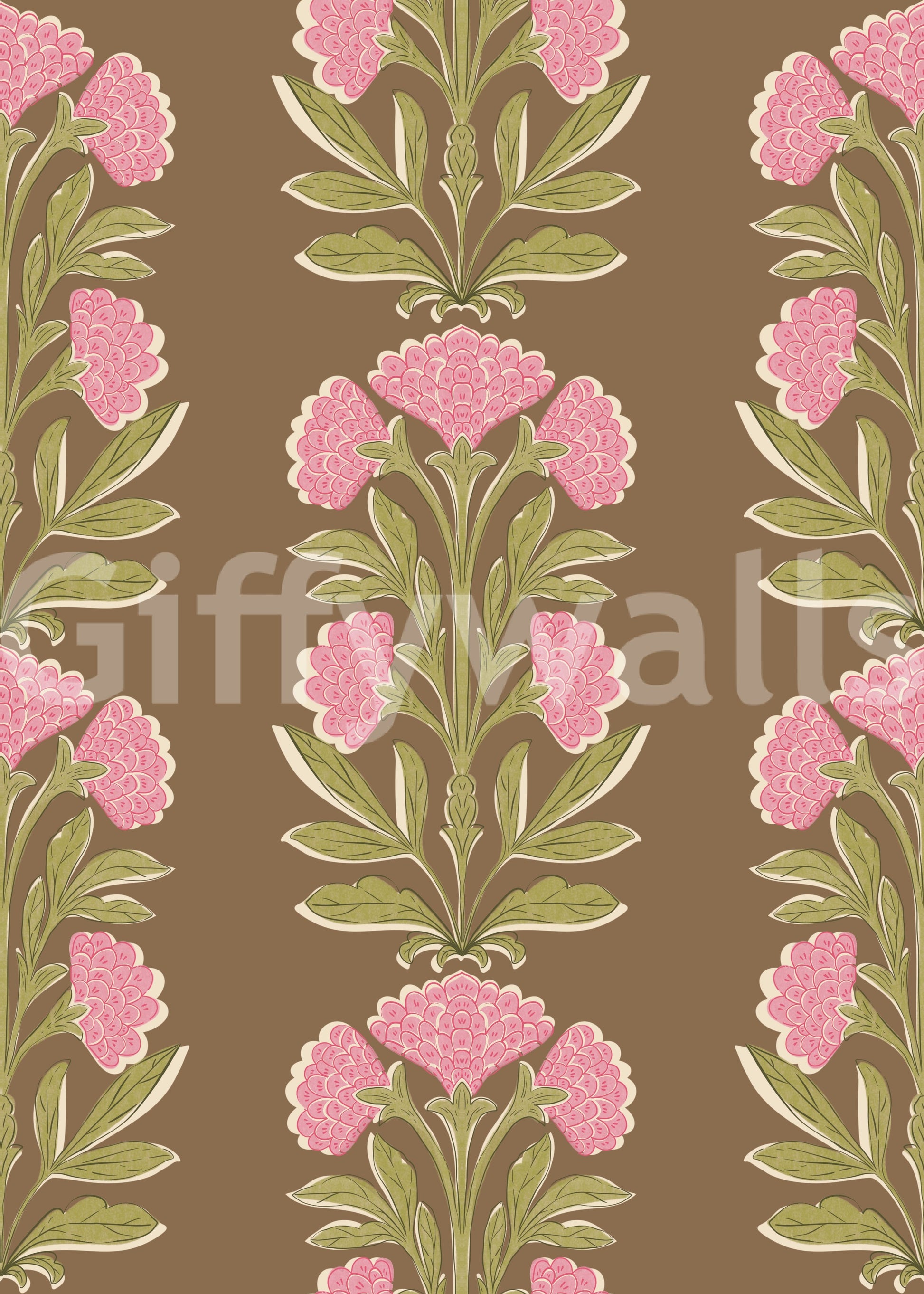 The design is non-realistic and interpretive.

