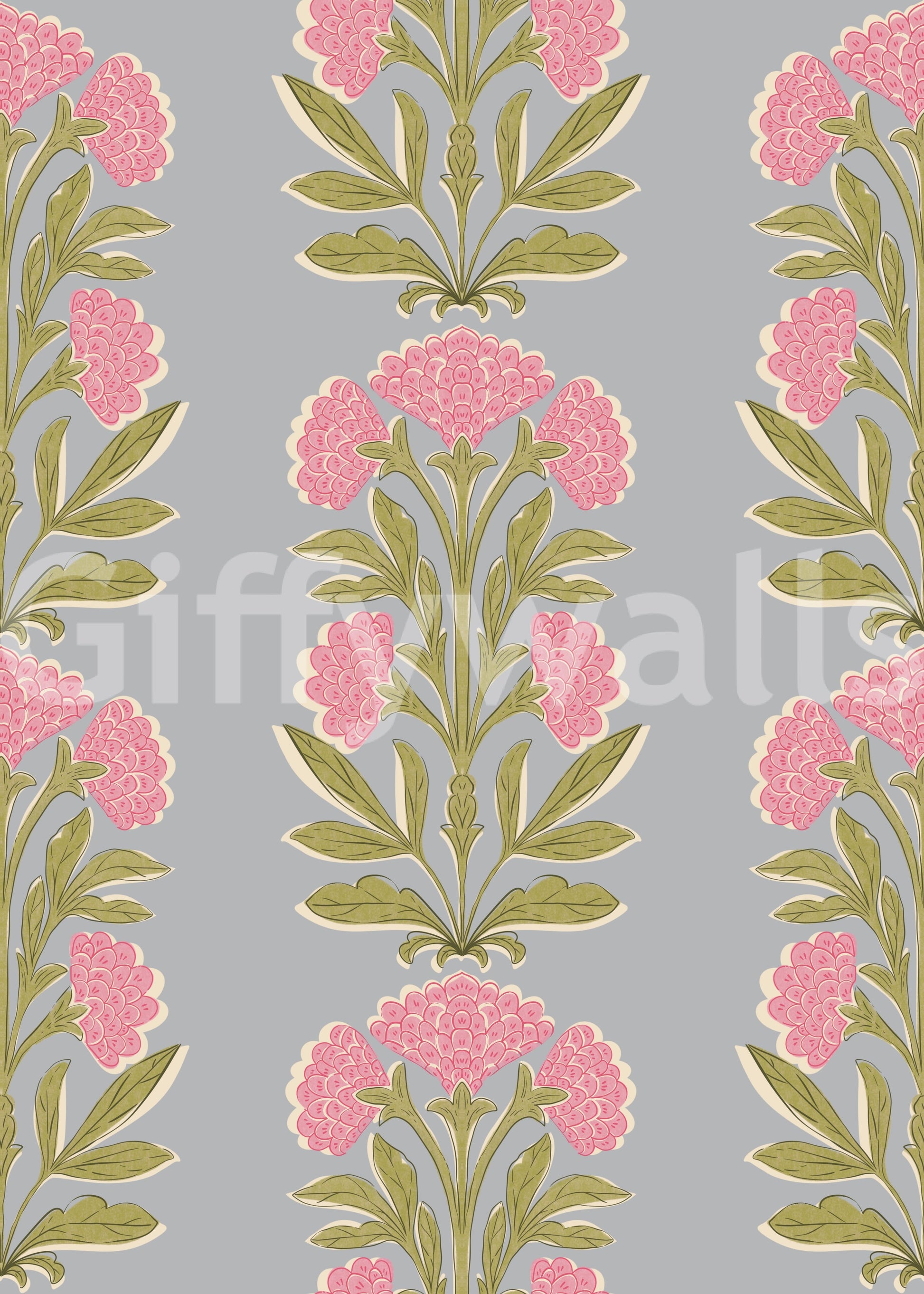 The design is non-realistic and interpretive.

