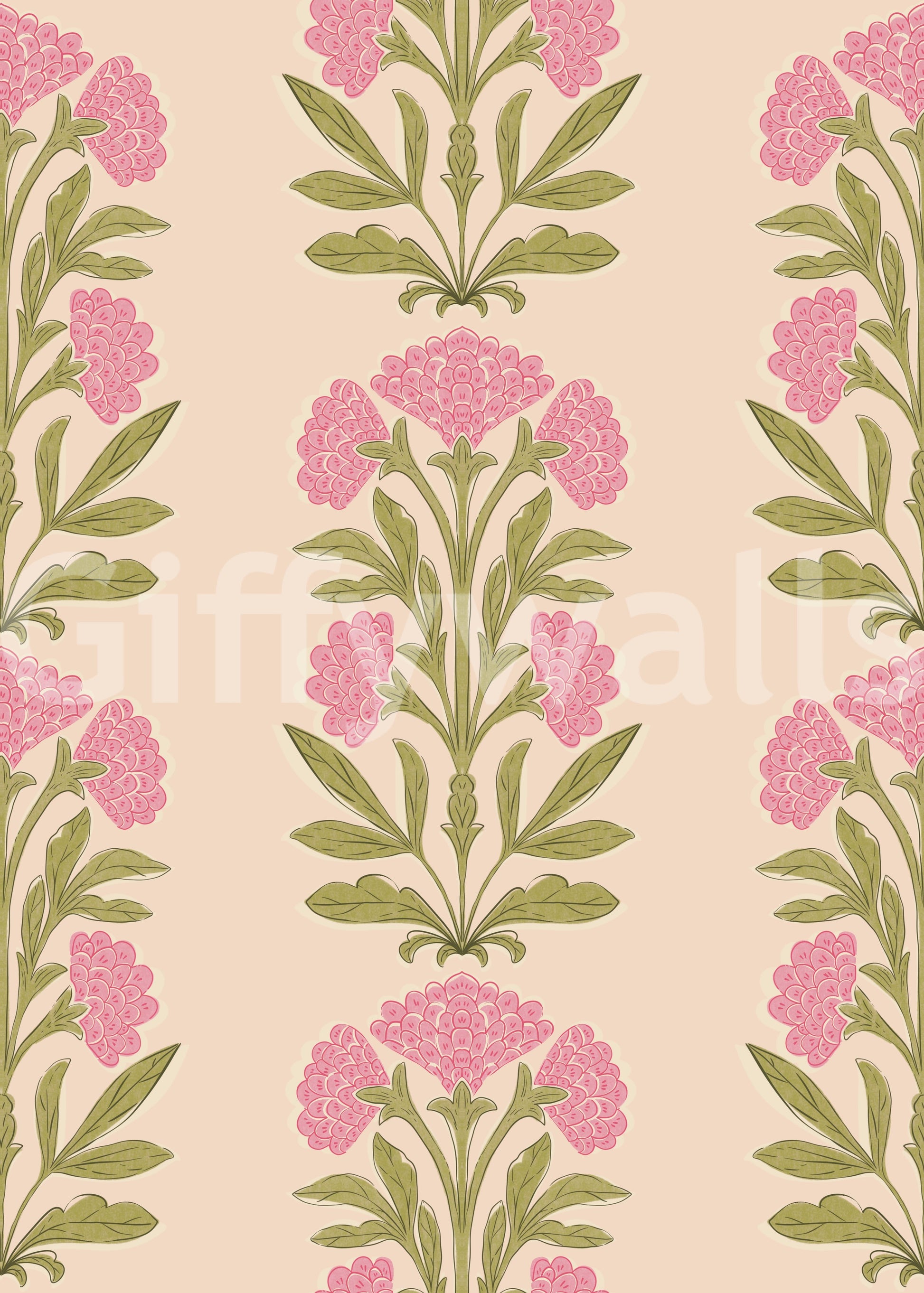 The design is non-realistic and interpretive.

