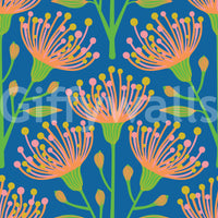 The design is non-realistic and interpretive.

