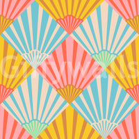 The design is non-realistic and interpretive.

