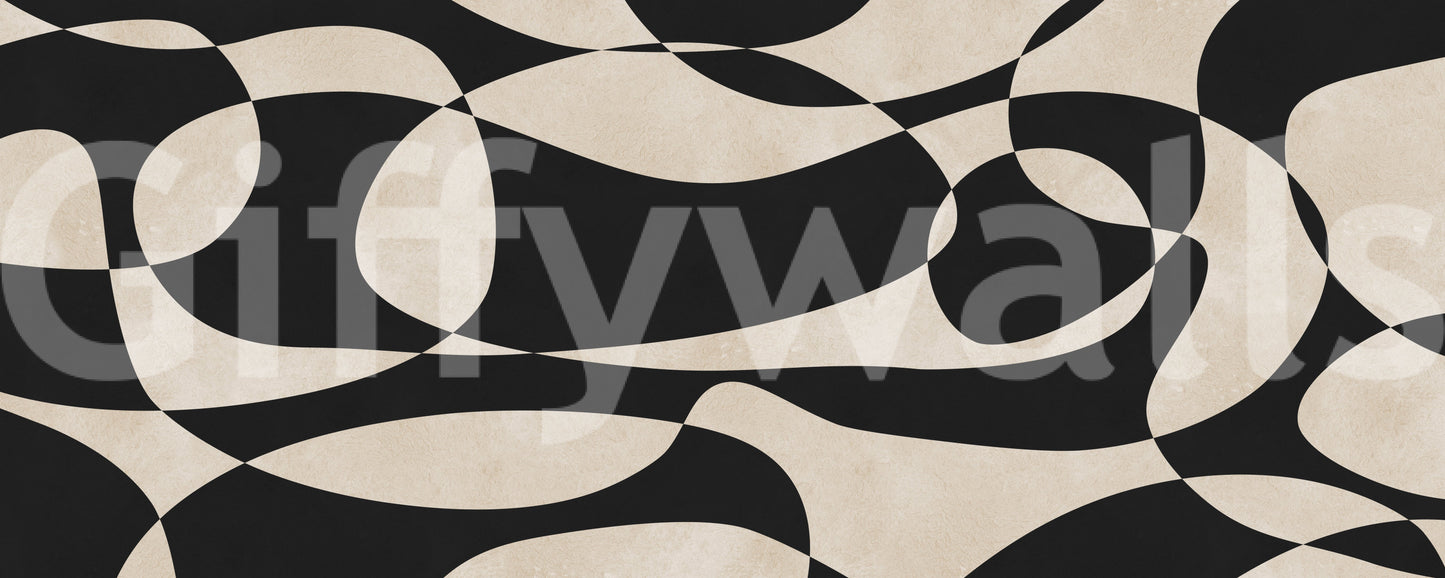 The wallpaper has a smooth, non-reflective matte finish.

