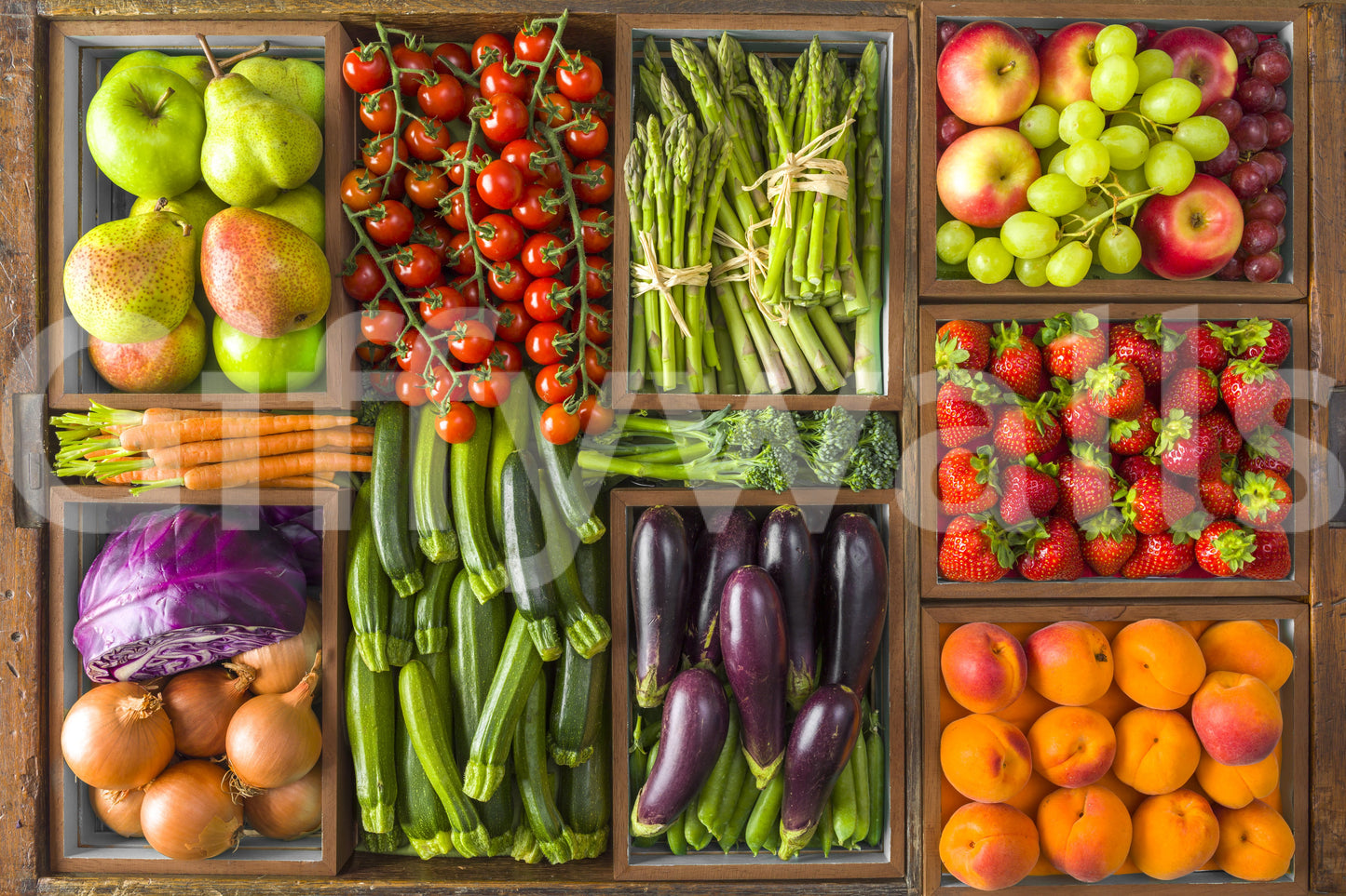 The wallpaper features a subtle, calming pattern.

