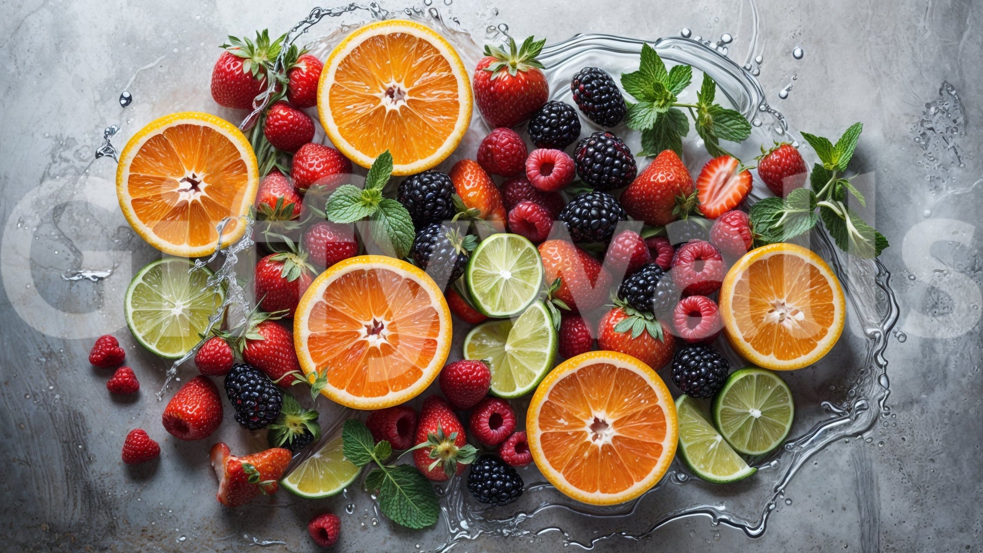 The wallpaper features a subtle, calming pattern.

