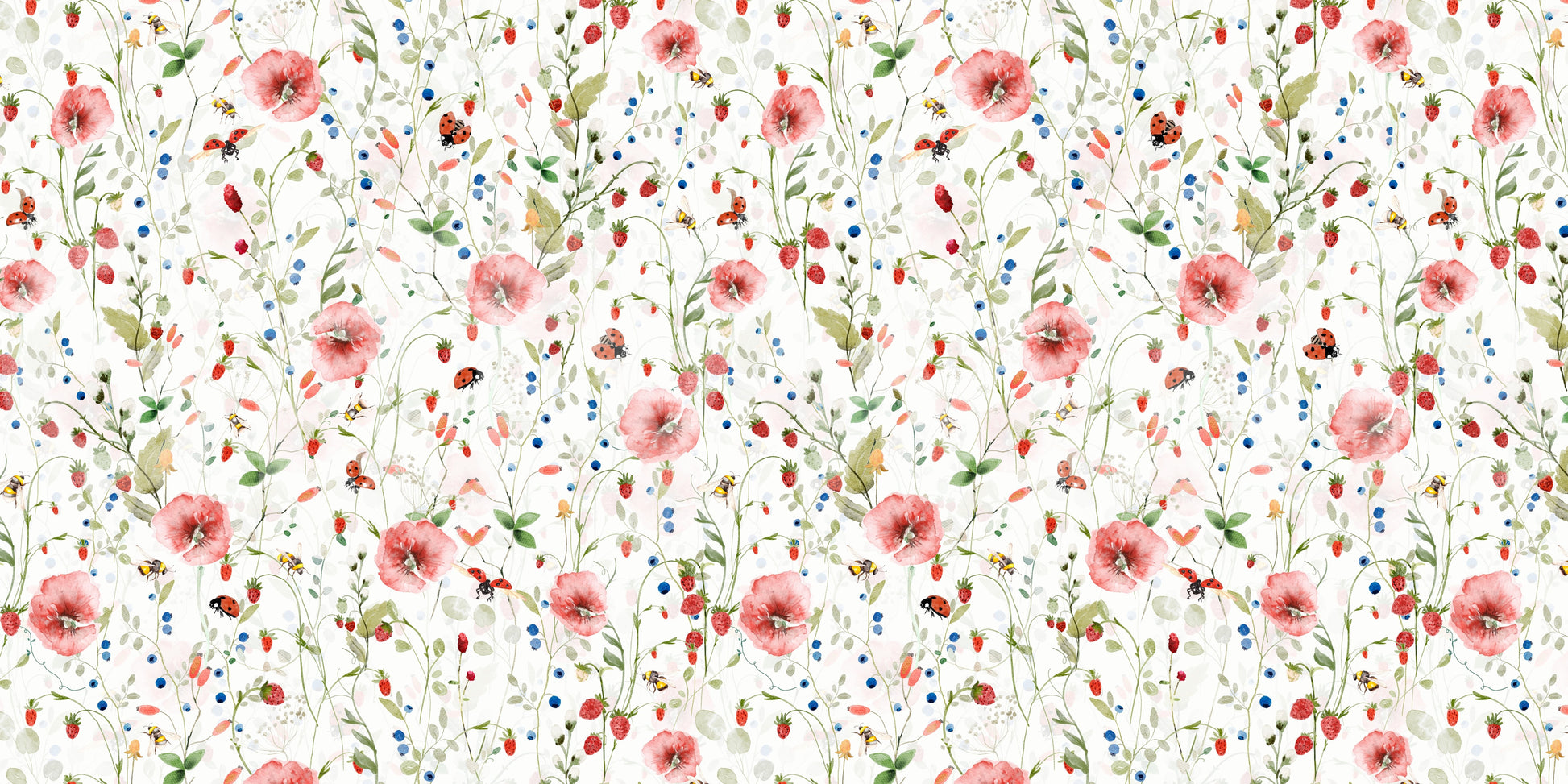 The wallpaper has a classic, timeless feel.

