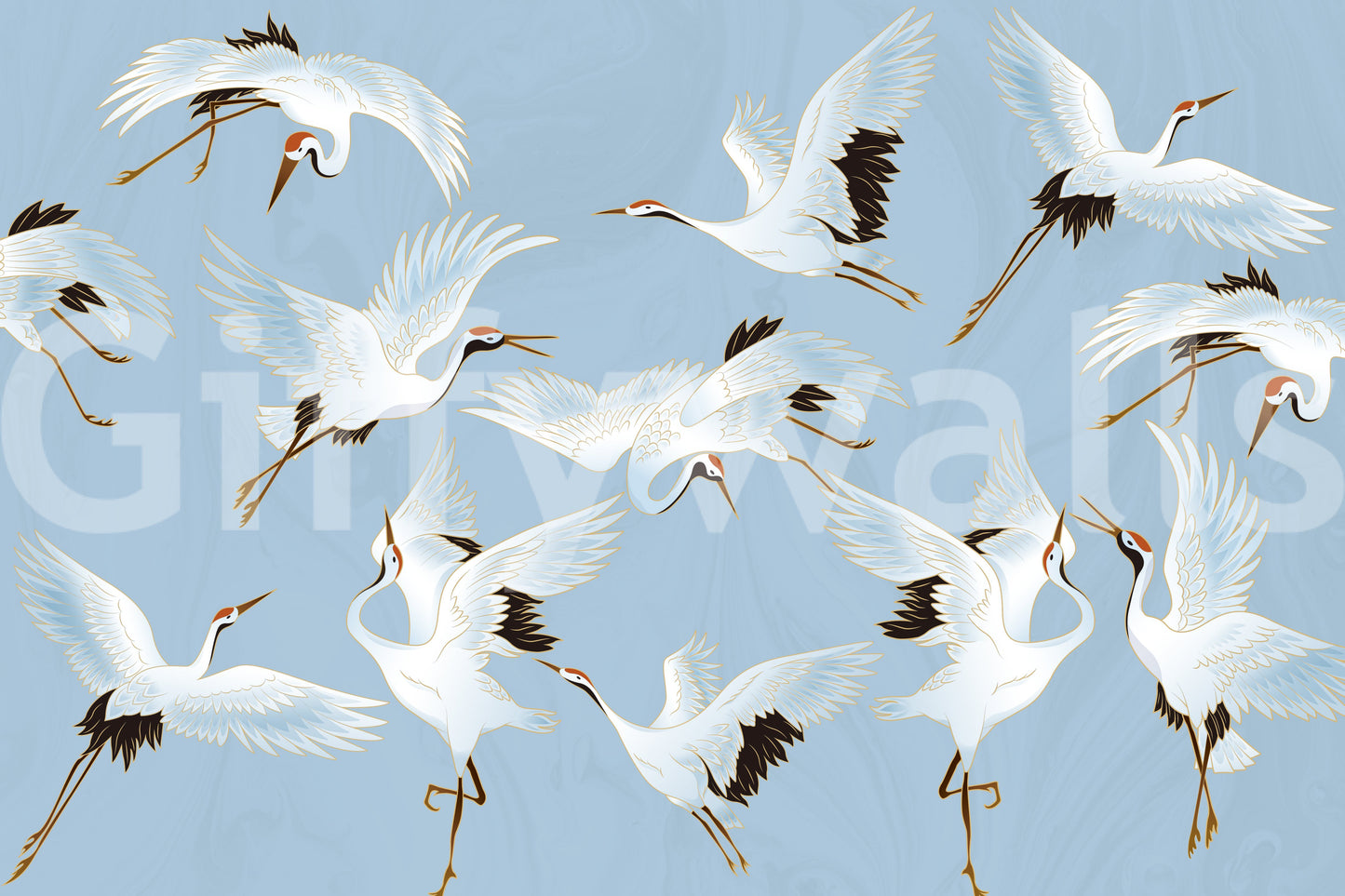 The style is painterly or a soft-focus illustration.

