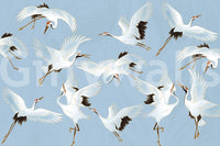 The style is painterly or a soft-focus illustration.

