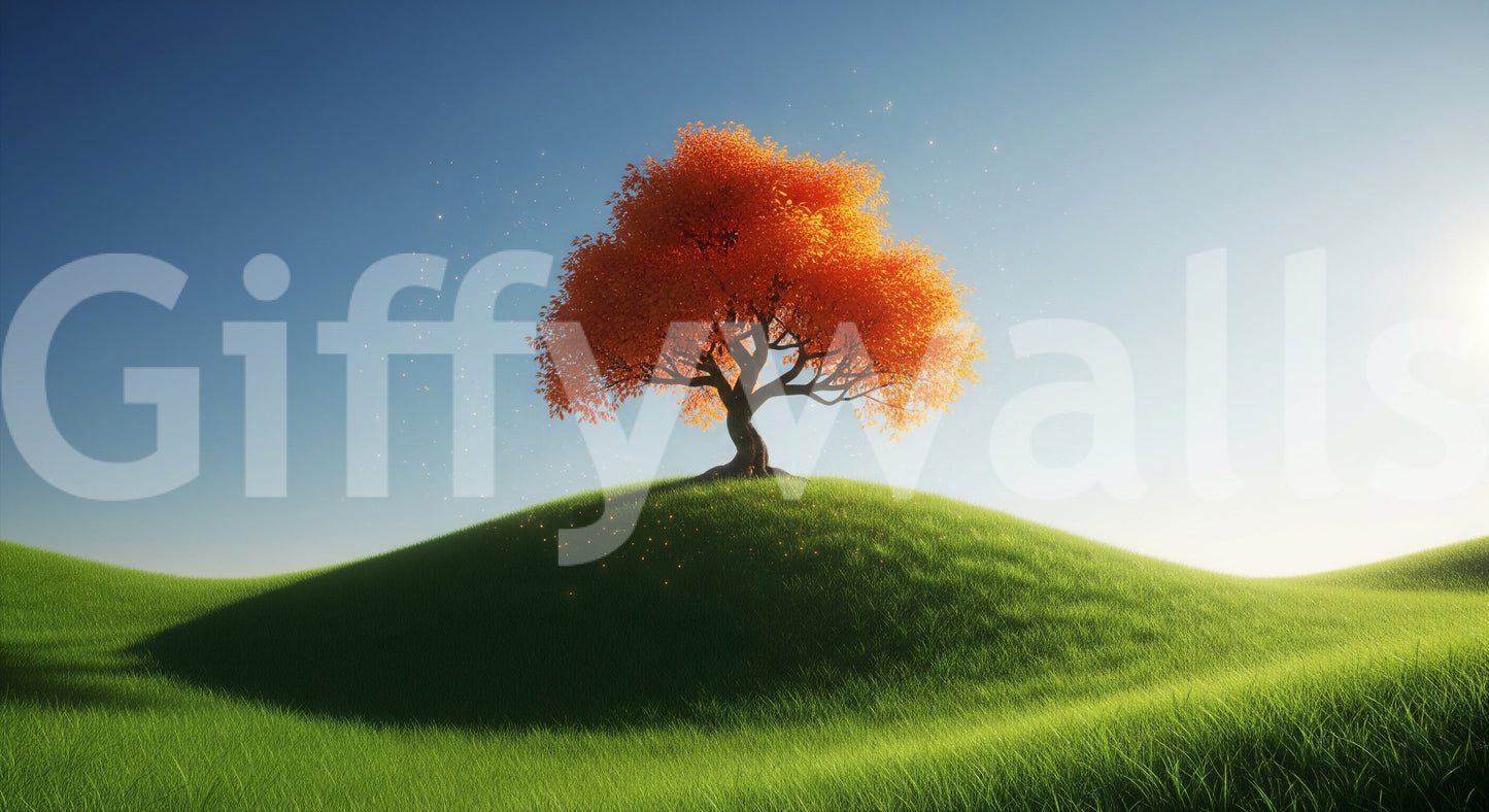 The style is painterly or a soft-focus illustration.

