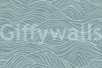 Zen waves, peaceful and calm

