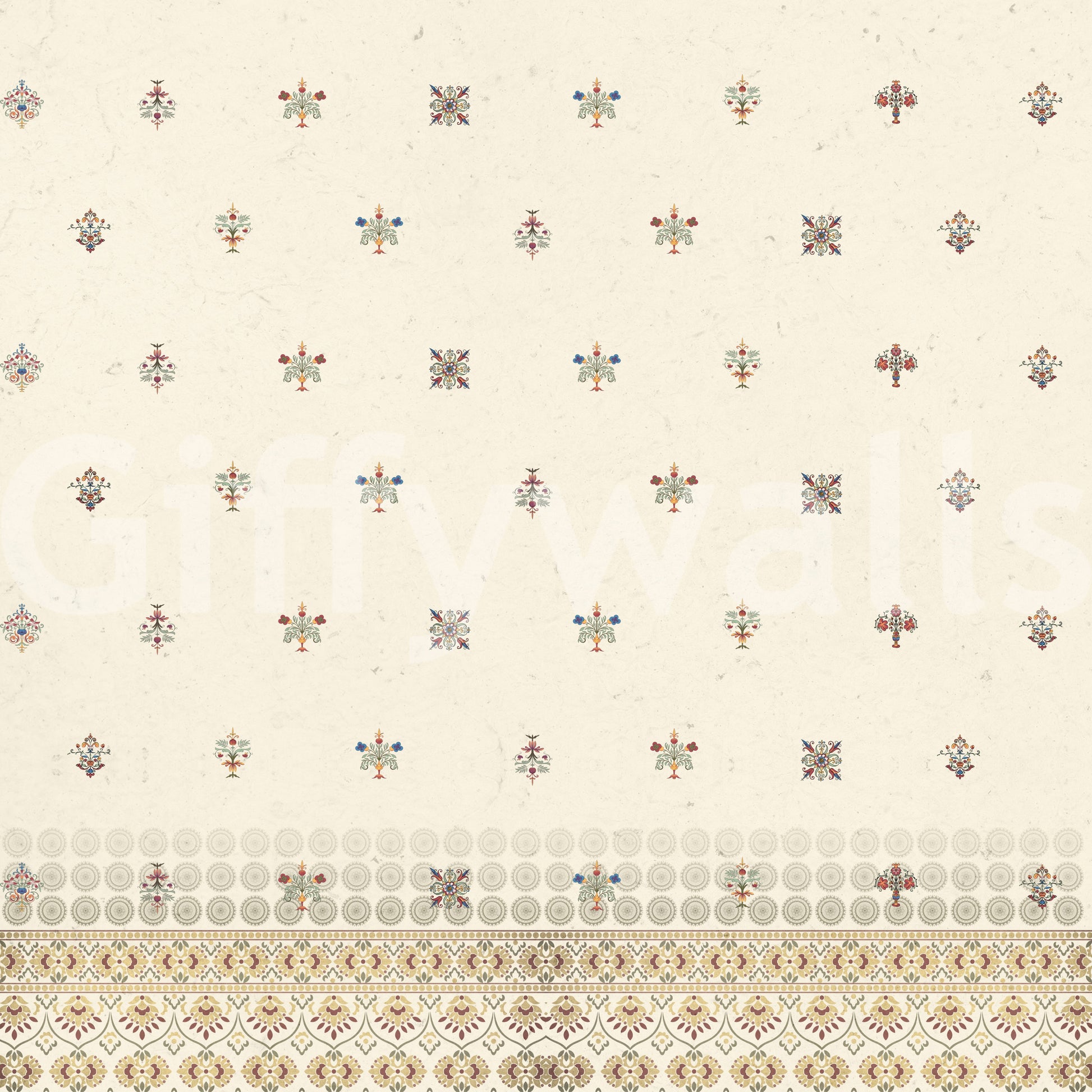 The style is a soft-focus illustration or a painterly design.

