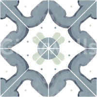 Wallpaper with a pattern of classic squares

