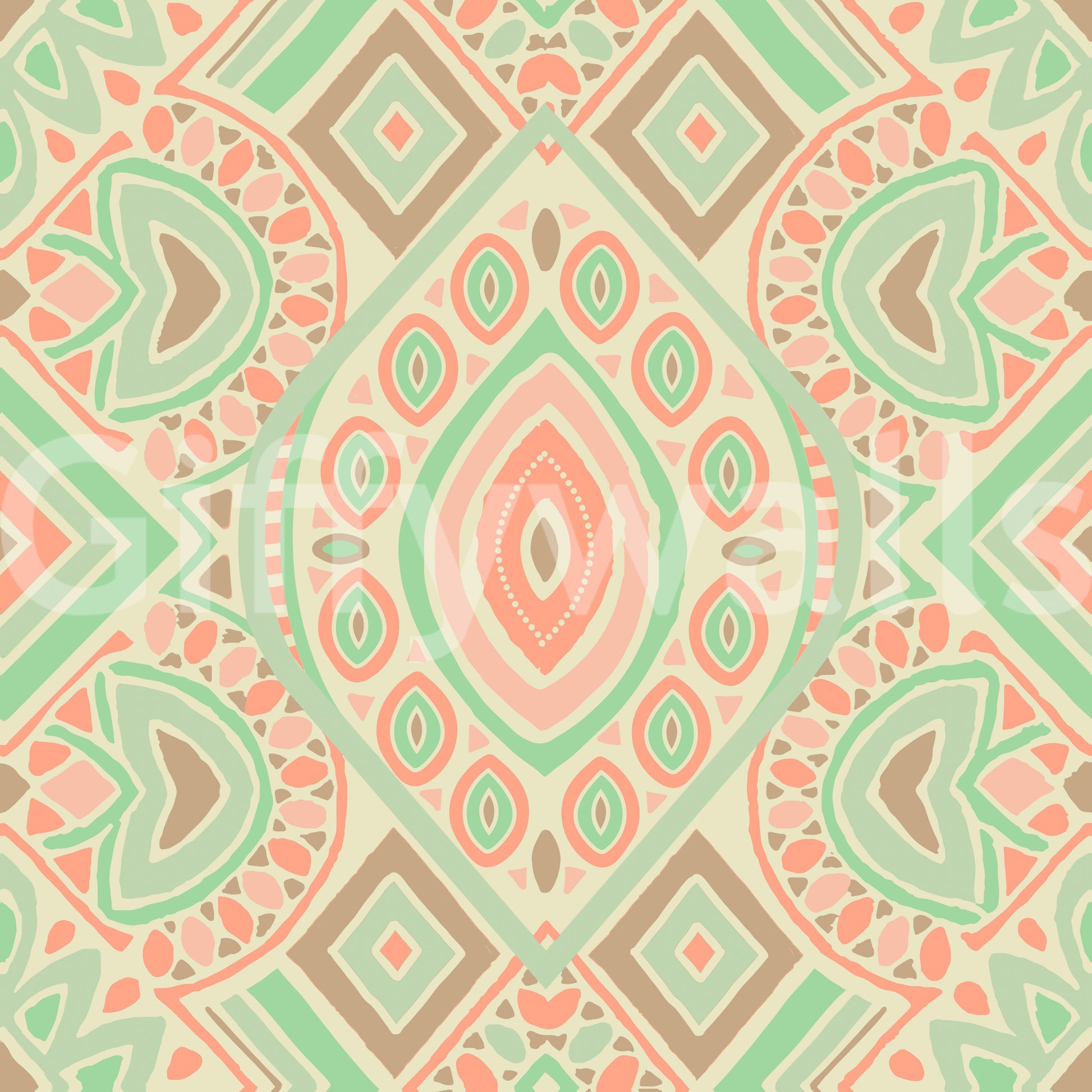 Boho aztec pattern, peaceful and calm

