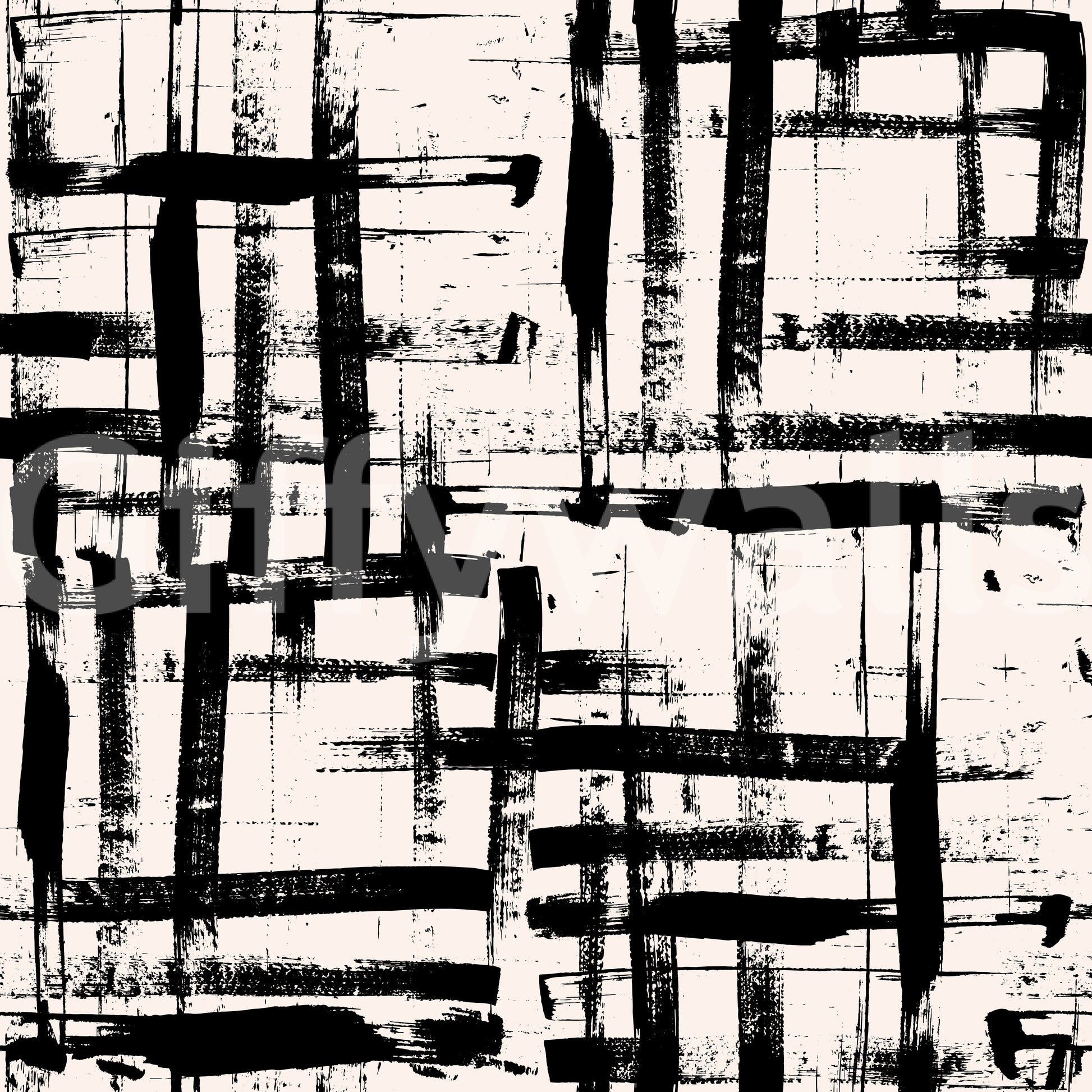 A seamless pattern of brush strokes on a wall

