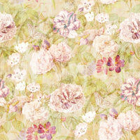 A seamless pattern of plants on a wall

