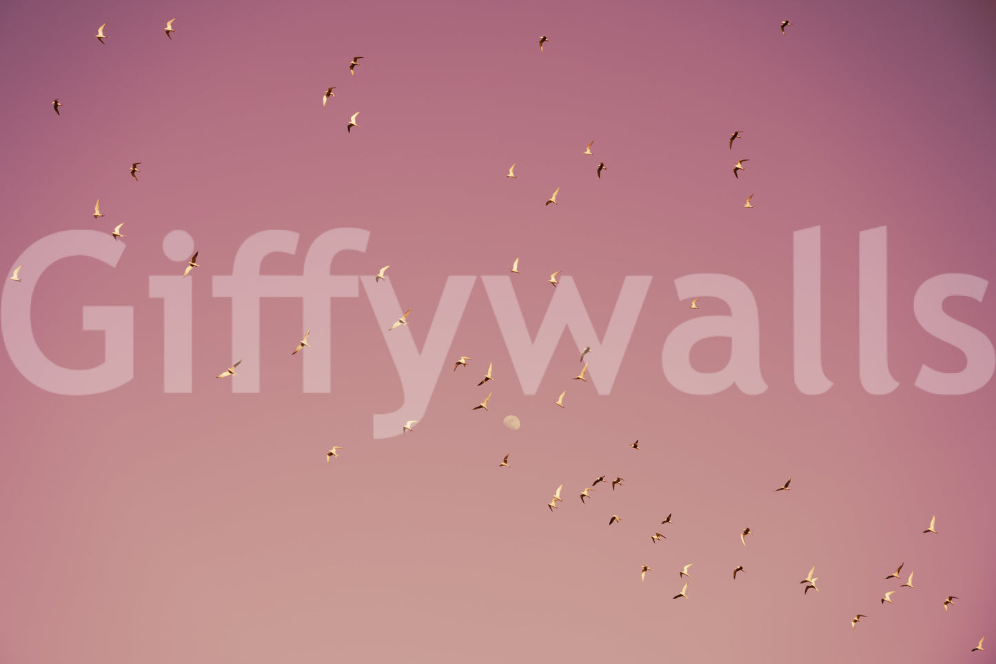 A detail of the brushstrokes and tones in the design.

