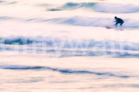 A detail of the brushstrokes and tones in the design.

