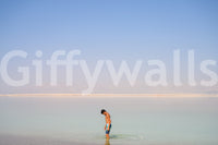 A detail of the warm tones in the salt and sky.

