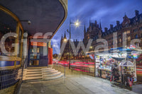 A detail of the architectural lines and tones in the design.