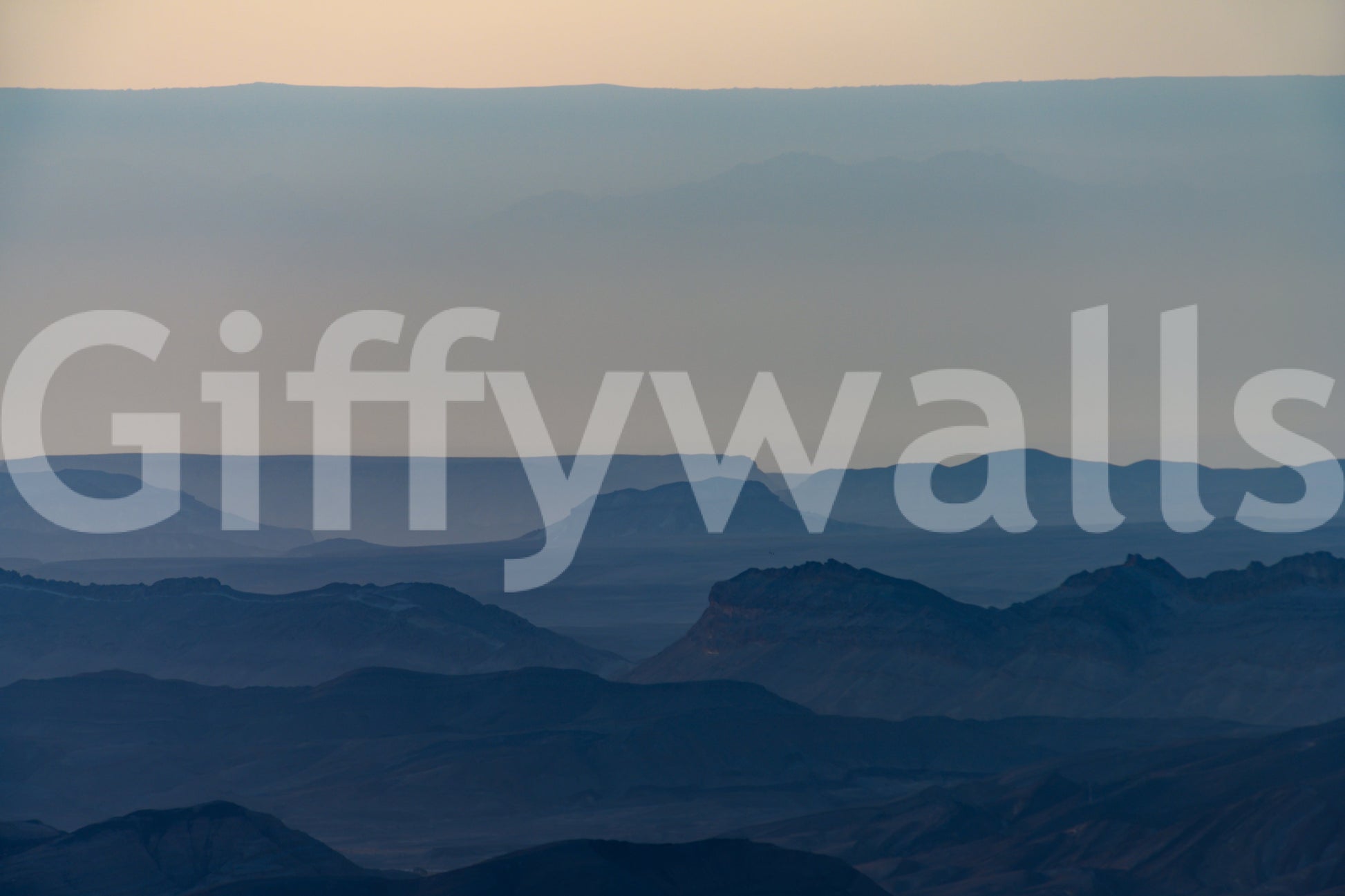 A high-quality serene desert wall mural for walls.

