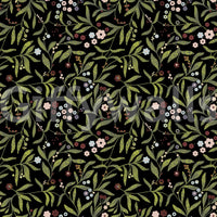 A high-quality serene botanical wall mural for walls.

