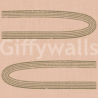 A high-quality minimalist arch wall mural for walls.

