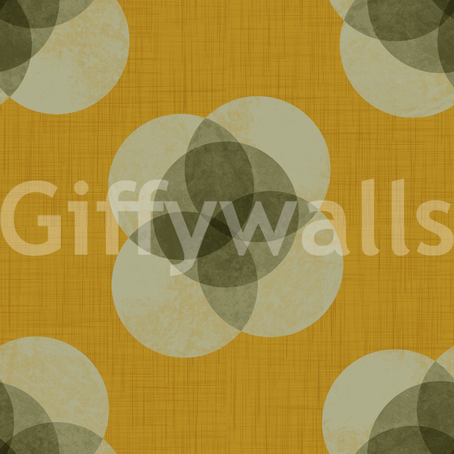 A tranquil garden bloom mural on the wallpaper.

