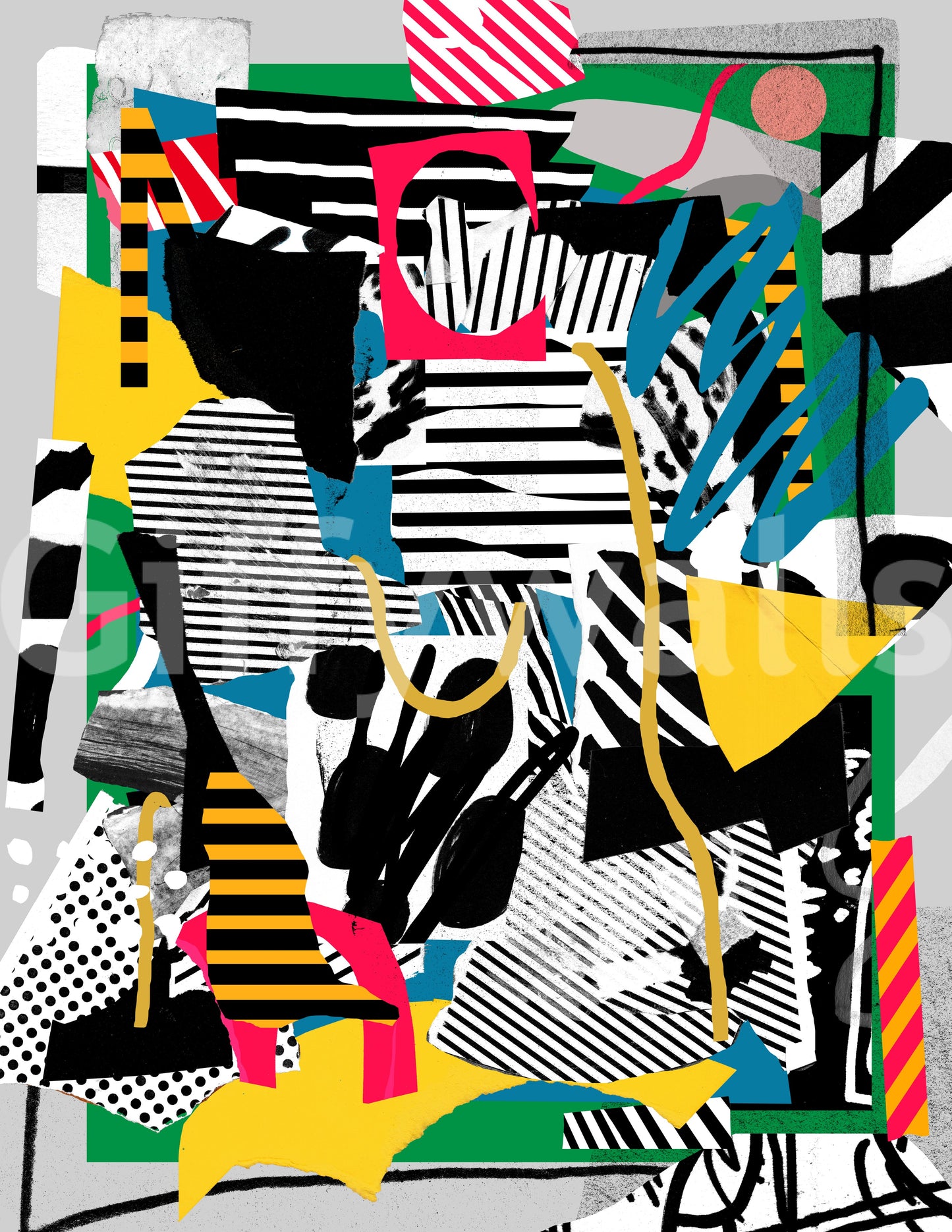 A high-quality minimalist soccer wall mural for walls.