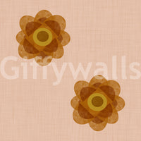 A high-quality serene flower wall mural for walls.
