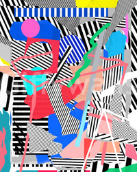 A high-quality minimalist wall mural for walls.