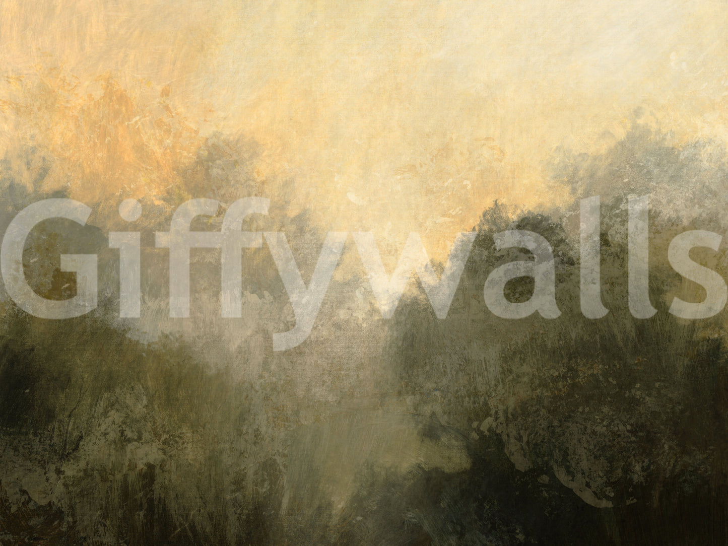 Golden Valley Haze Wall Mural -2803059
