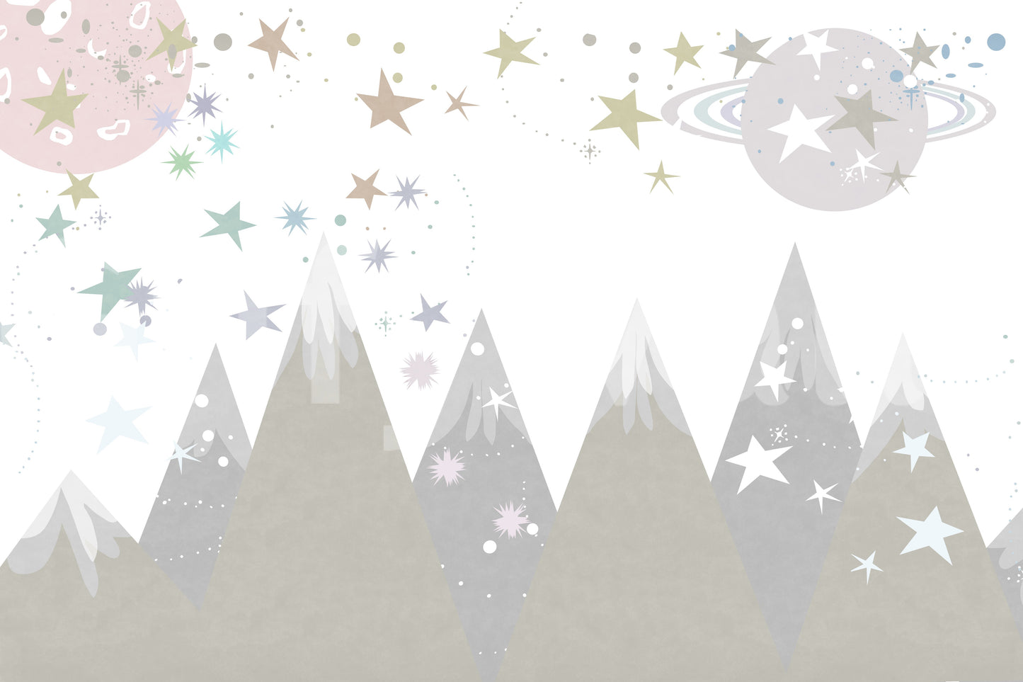 Cosmic Peaks Wall Mural -2719922