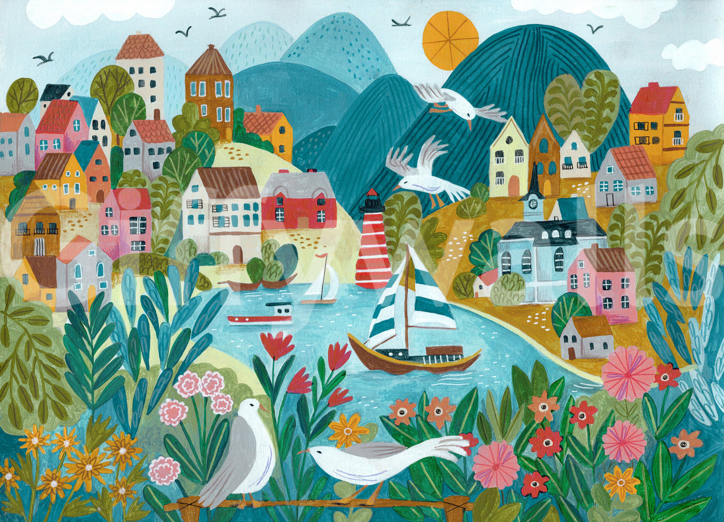 Harbor Haven Wall Mural -2797904