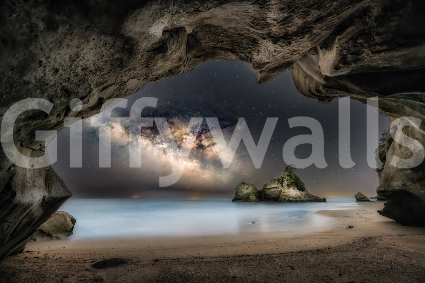 Cave Portal to Starlight Wall Mural -2287983