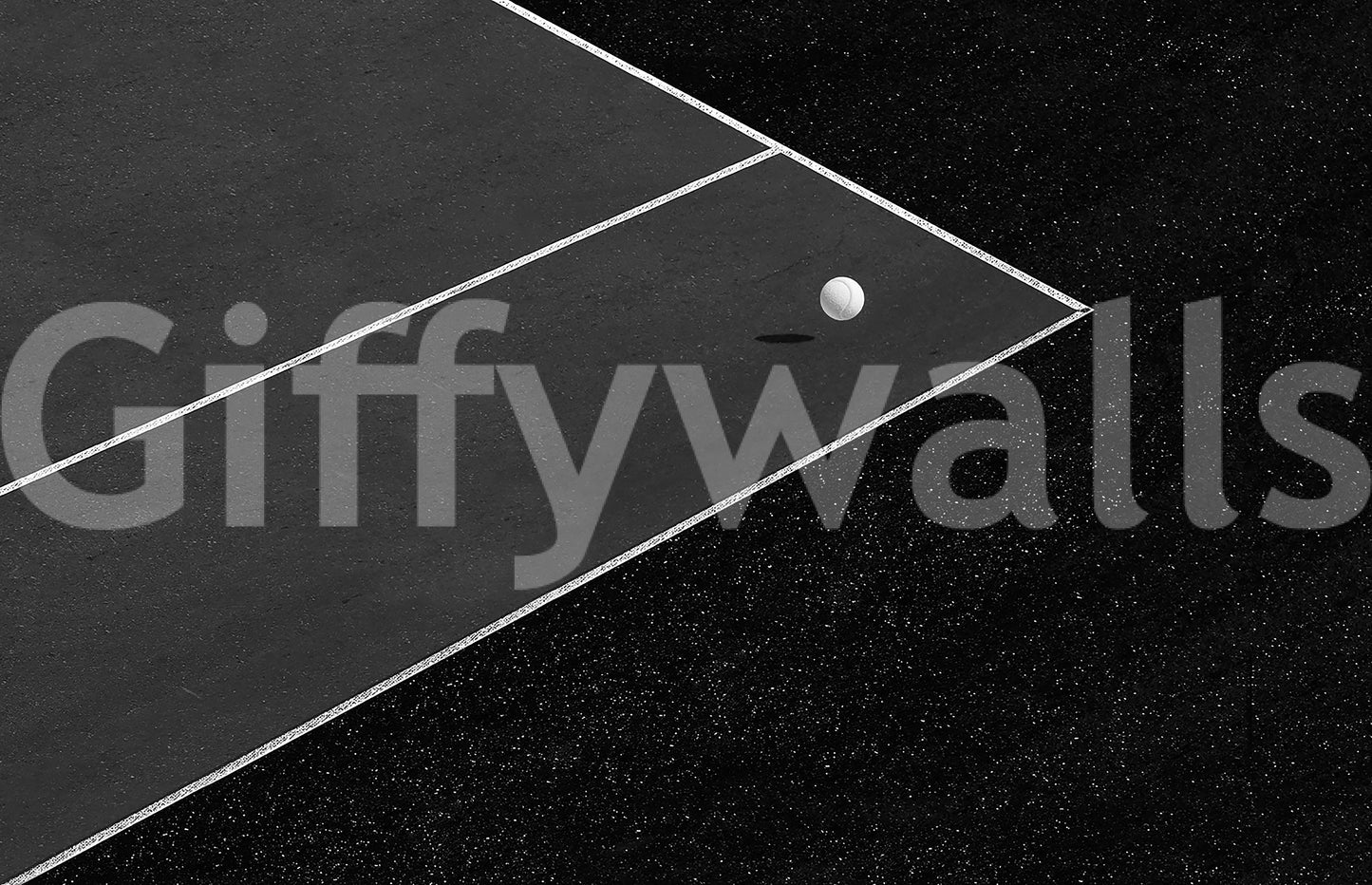 Game On: Minimalist Court Wall Mural -2262507